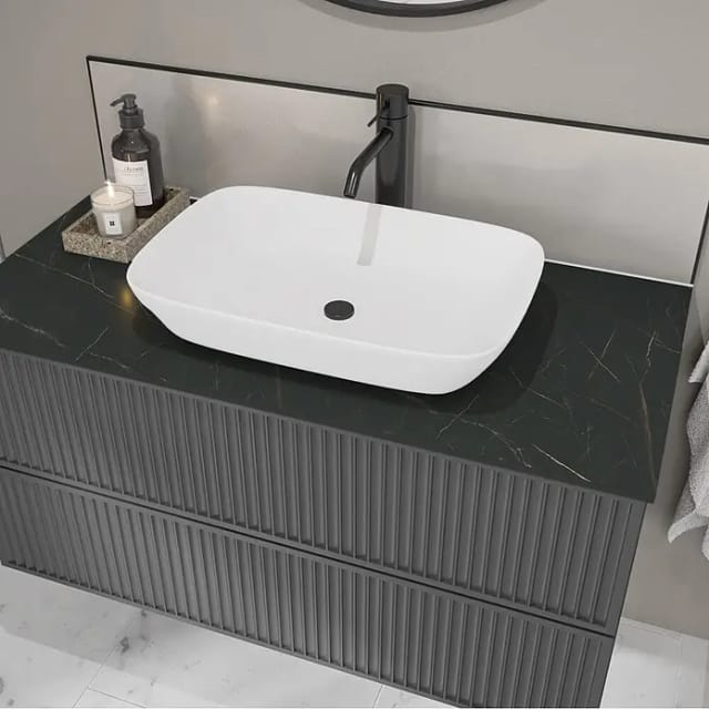 Wetwall Waschtischplatte Vanity Compact (150 x 60 x 1,2 cm, Marbre Celeste)