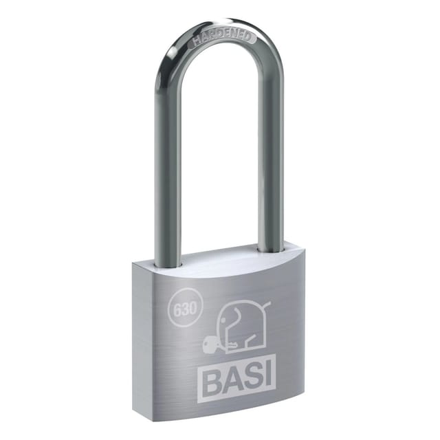 Basi Vorhangschloss VHS 630H 30 mm Gleichschließend Bügelhöhe 63 mm inkl. 2 Schlüssel Aluminiumgehäuse