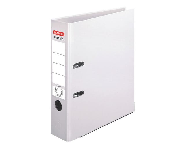 Herlitz Ordner maX.file protect 5480710 DIN A4 80mm PP weiß
