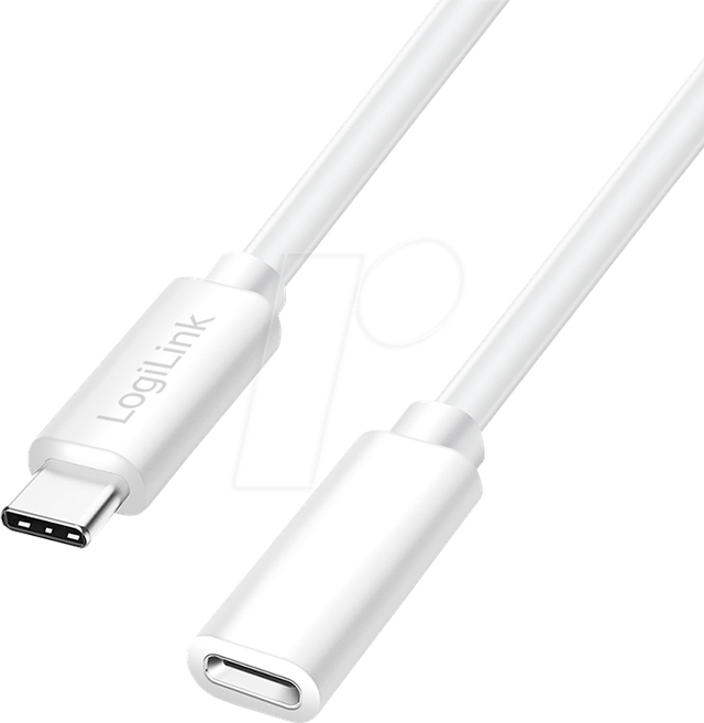 LOGILINK CU0222 - Sync- & Ladekabel, USB-C Verlängerung, 100 W, 3 m