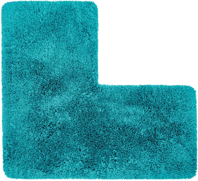OTTO home Badematte Sanremo Standard, Badvorleger, Badezimmer Teppich, sehr weich, Höhe 30 mm, rutschhemmend beschichtet, schnell trocknend, fußbodenheizungsgeeignet, Polyester, rechteckig, L-Form, Badteppich, unifarben, rechteckig, rund & als 3-tlg. Set erhältlich