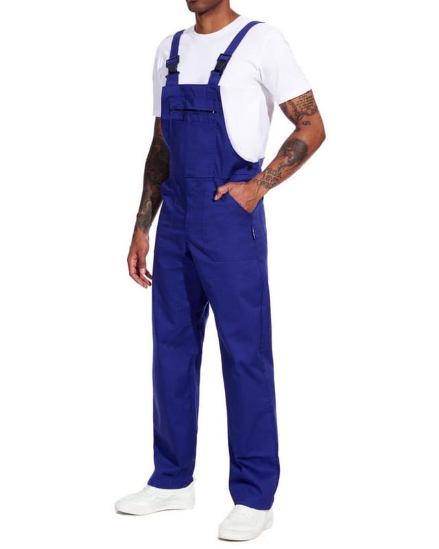 WORK IDEA Arbeitslatzhose Herren Arbeitshose Herren Latzhose Multi Pocket Arbeitslatzhose (1-tlg) geeignet für Garten, Malerarbeiten und Outdoor-Einsätze