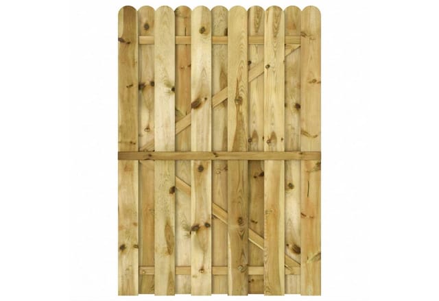 vidaXL Gartentor Gartentor 100 x 150 cm Massives Kiefernholz Grün