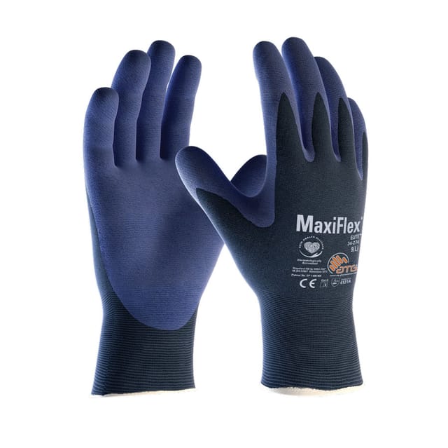 Atg Maxiflex 34-274 Handschuhe - 12 (xxxl) - Blau