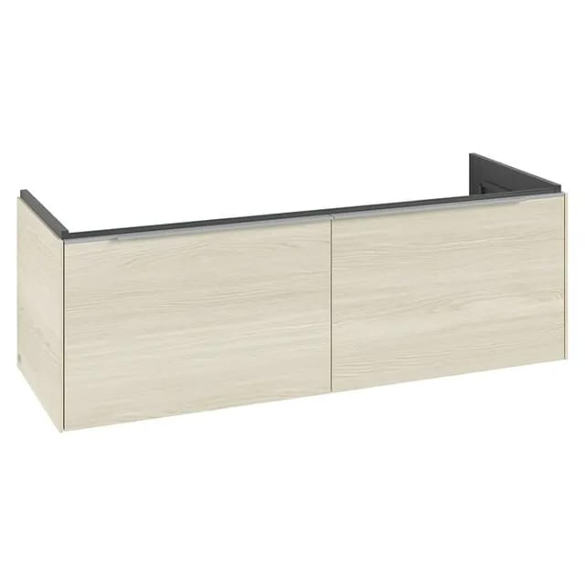 Vb Waschbeckenunterschrank Subway 3.0 C567l0 1272x429x478mm Eckig White Oak
