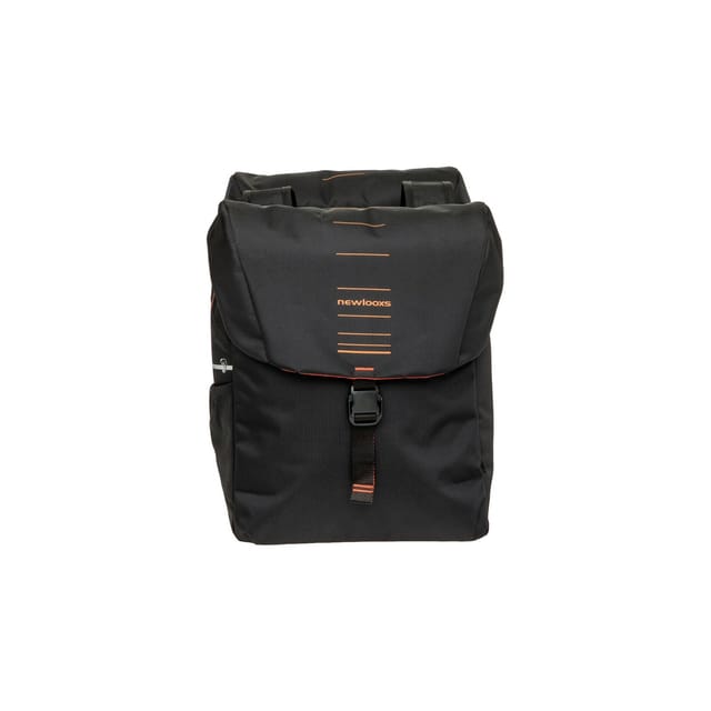 Fahrrad-Doppelpacktasche Vigo Double, schwarz-orange