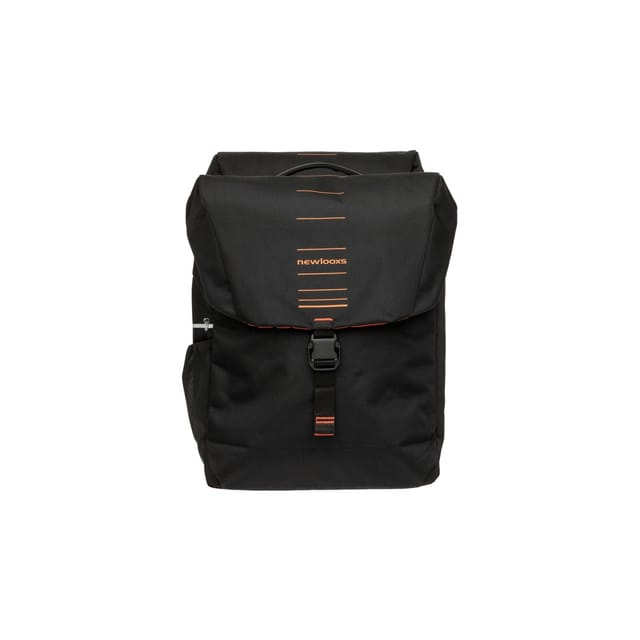 Fahrrad-Doppelpacktasche Vigo Double MIK 2.0, schwarz-orange