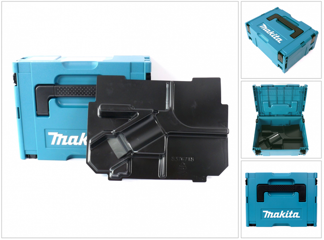 Makita Makpac 2 Systemkoffer - Mit Einlage Für Btm / Dtm 40 / 50 / 51