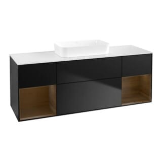 Vb Waschbeckenunterschrank Finion F74 1600x603x501mm M Bel Fk/re/ap: Pd/gn/1