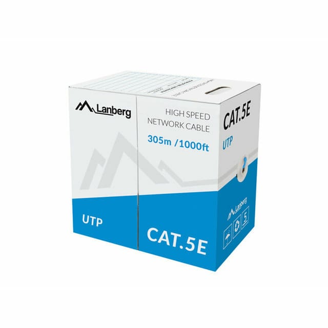 Lanberg Lan Utp Cable 100mb/s 305m Wire Cca Blue