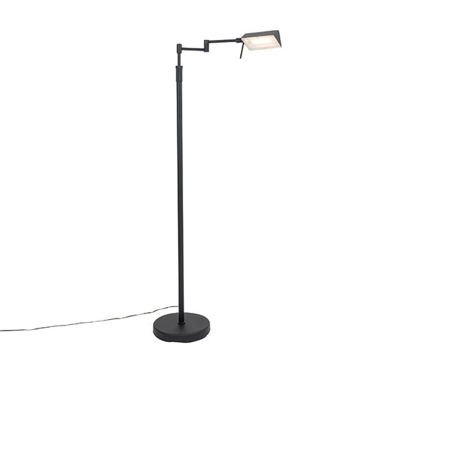 Design Stehleuchte Schwarz Inkl. Led Mit Touch Dimmer - Notia