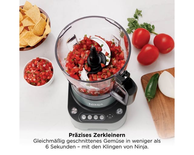 Multifunktions-küchenmaschine Ninja Bz651eu – 850w – 8 Programme – Edelstahlmesser – Schüssel 2,1l