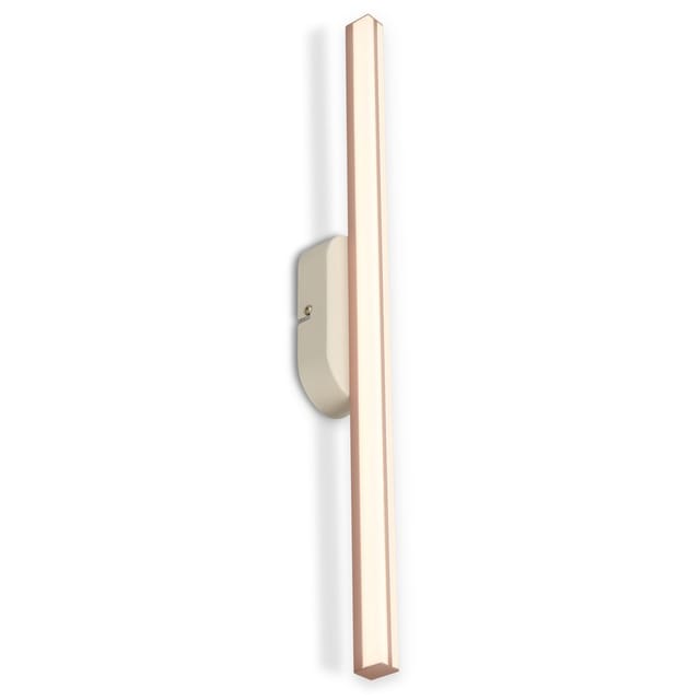 Briloner Led Wandleuchte 7x60x5,5 Cm 12w 120lm 3000k Warmweiß Warm Grey-coffee - Wandlampe Flur Schlafzimmer Wohnzimmer