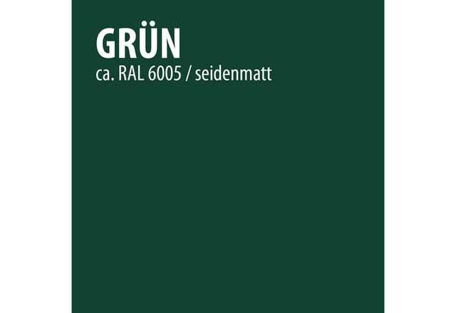Baufix Buntlack Grün Seidenmatt, 1 Liter, Lackfarbe