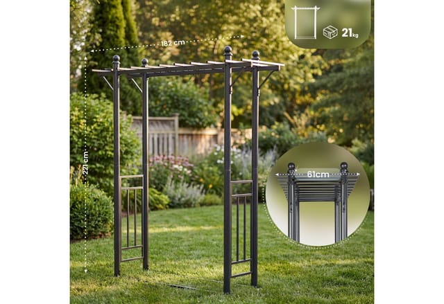 Rosenbogen Veranda Anthrazit