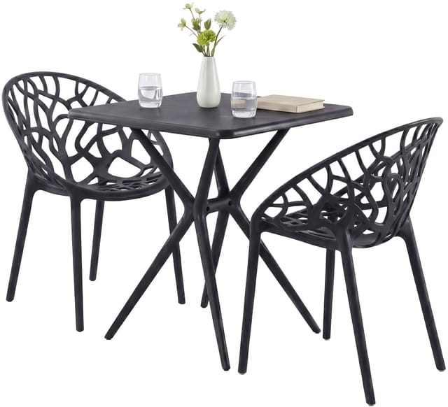 Gartenmöbel-set Lumera Mit 2 Stühlen Schwarz