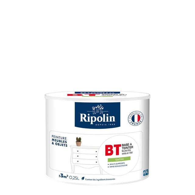 Möbel- Und Objektfarbe, Ripolin, Basis, 0,25-l-flasche Ripolin