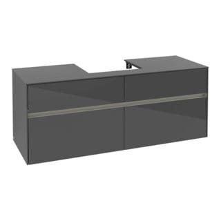 Vb Wtus Collaro C073b0 1400x548x500mm M. Bel. 4 Ausz. Wt M.tig Glossy Grey