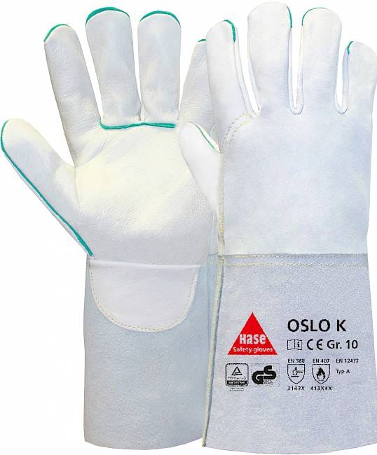 Hase Oslo K Schweißerhandschuh aus Rindnarbenleder Größe 10