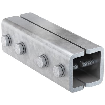 Schienenverbinder FMPC, Stahl feuerverzinkt