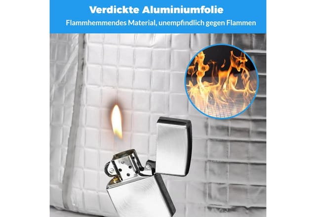 BlingBin Dichtungsband Selbstklebendes Aluminium Butyl-Reparaturband, (1 Stück, 1-St., 5 cm x 5 m x 1 mm), wasserdicht zum Abdichten und Befestigen gegen Undichtigkeiten