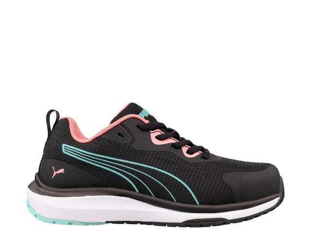 Puma Celerity Knit Blue/coral Low S1ps Esd Hro Sr Vegane Damen-arbeitsschuhe - 37 Eu
