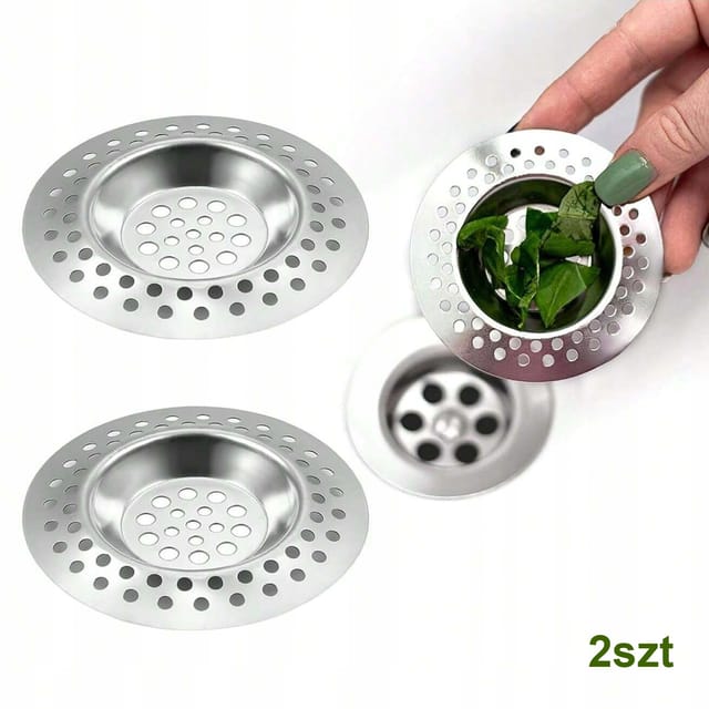 Edelstahlsieb Für Spülbecken, Edelstahlspülen, 2er-set