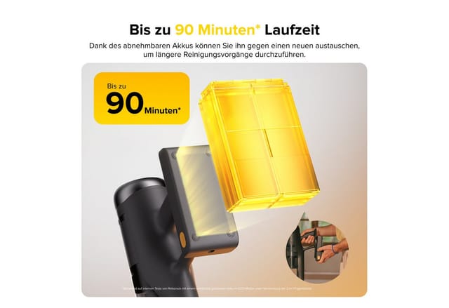 Roborock H60 Ultra Akku-handstaubsauger 3in1, 210aw Saugkraft, Laser-erkennung 140°, Abnehmbarer Akku, Anti-verheddungsbürste