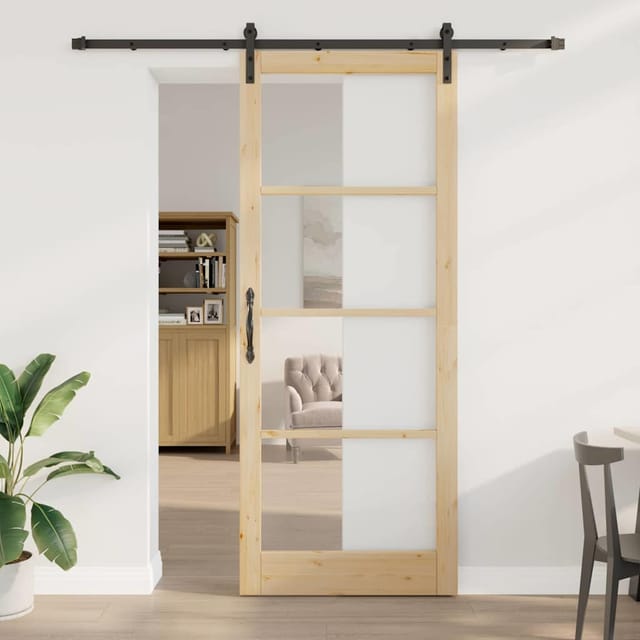 Vidaxl Schiebetür Sonstiges Orkdal Braun 93 X 232 Cm