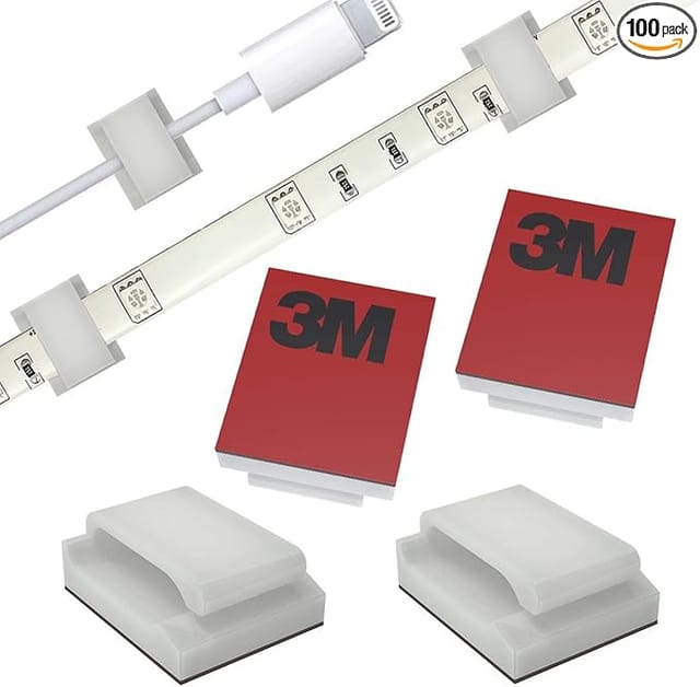 Selbstklebender Montageclip, Kabelbinder Für Lichtleiste,
