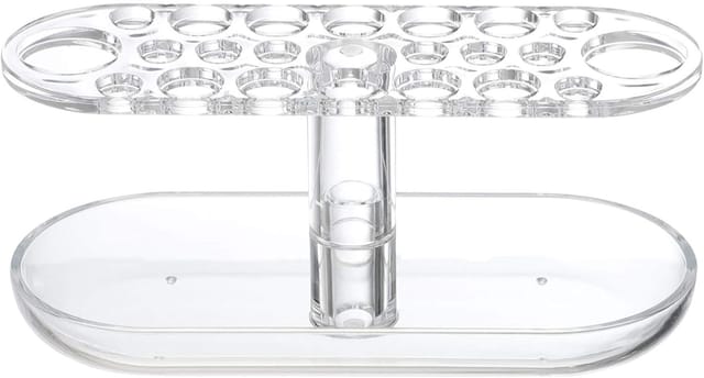 Acryl-thekenregal Für Stifte, Schreibtisch, Drehbares Make-up-tablett, Kosmetikorganizer, Pinselhalter.