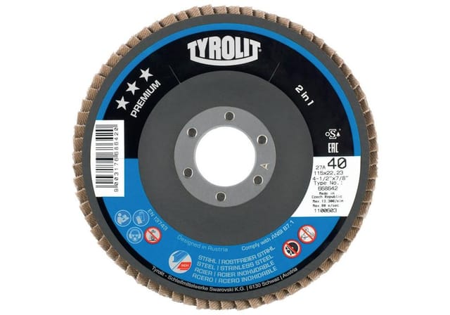 F&aumlcherscheibe Premium 27 A 125x22,23mm K80 Tyrolit