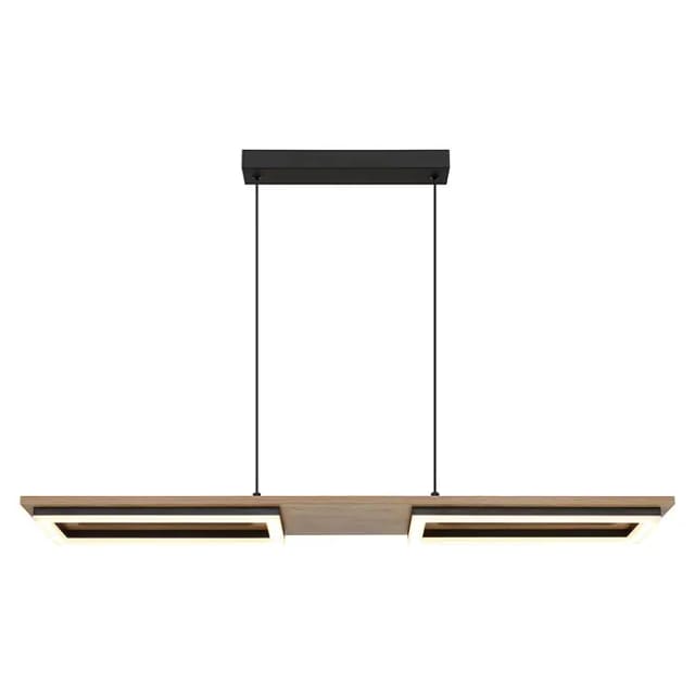 Globo LED-Pendelleuchte rund Bruce (30 W, Warmweiß)