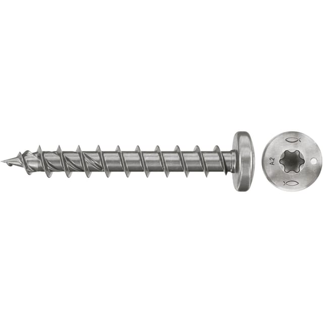 Spanplattenschraube PowerFast II 5,0x40 Halbrundkopf TX