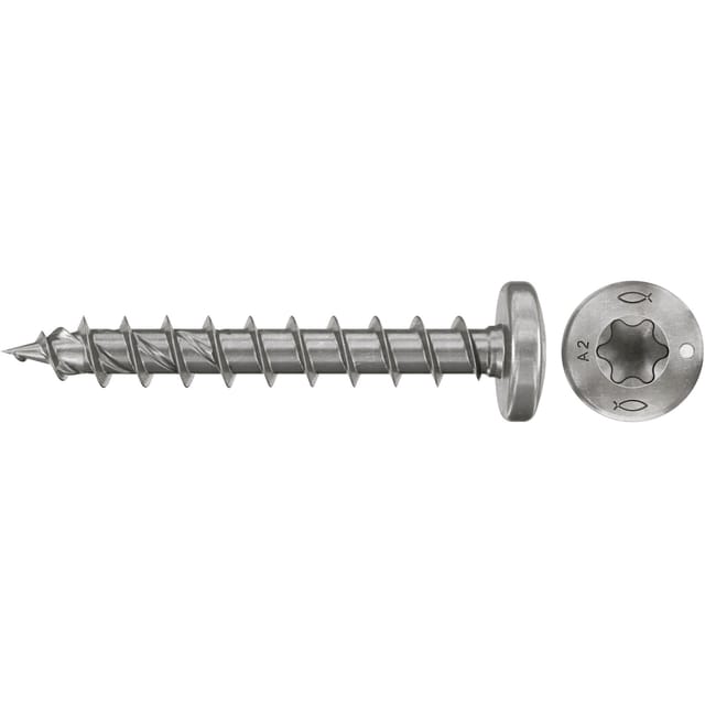 Spanplattenschraube PowerFast II 4,0x40 Halbrundkopf TX