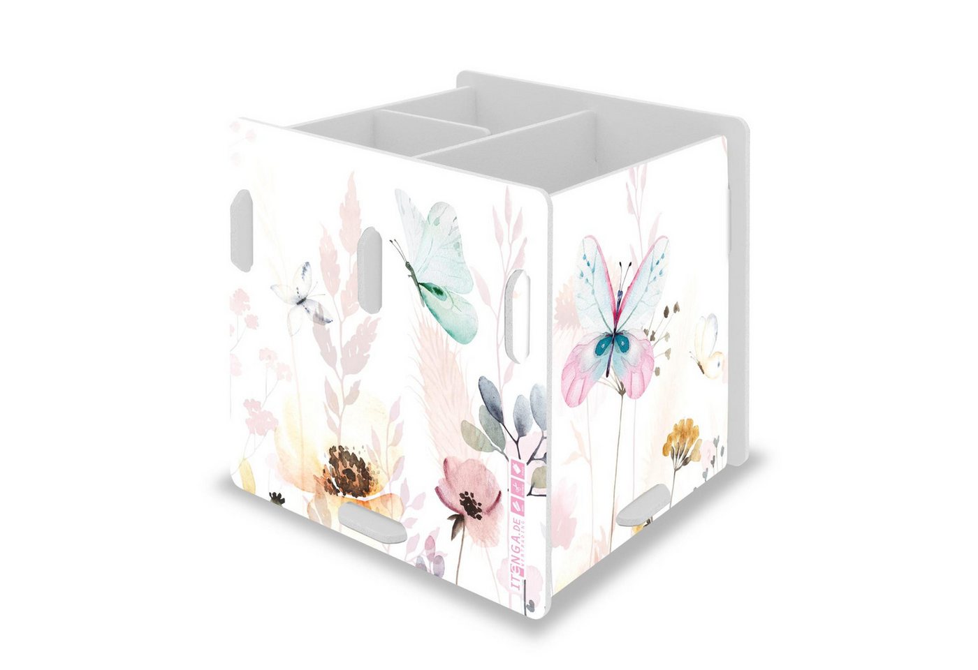 itenga Organizer itenga Stifteköcher "Schmetterling" steckbar aus Kunststoff Bild 4