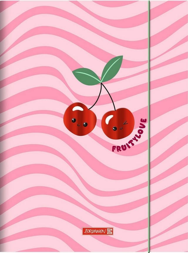 BRUNNEN Schülerkalender Brunnen Sammelmappe A3 Karton Fruity Love