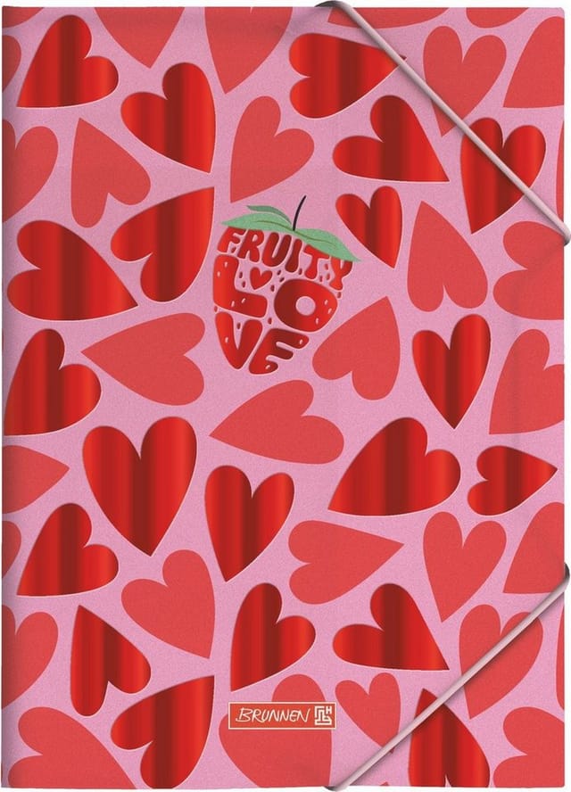 BRUNNEN Schülerkalender Brunnen Sammelmappe A4 PP Fruity Love