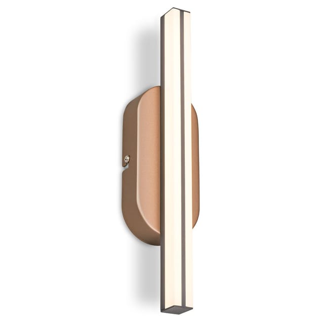 Briloner Led Wandleuchte 7x30x5,5 Cm 7w 600lm, 3000k Warmweiß Anthrazit-bronze Metallic - Wandlampe Flur Schlafzimmer Wohnzimmer