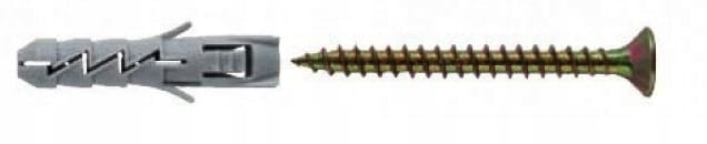 Dübel 10x50mm Mit Schraube 5,0x60mm Und Bohrer Befestigen, [op 8]