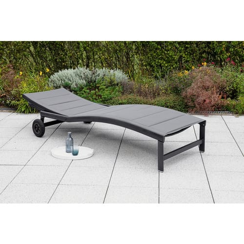 MERXX Gartenliege »San Marino«, Aluminium - grau