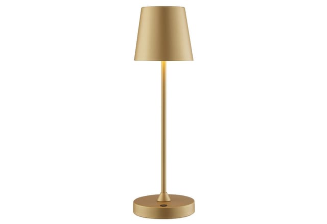 Brilliant Tischleuchte LED Elora 11cm Gold matt