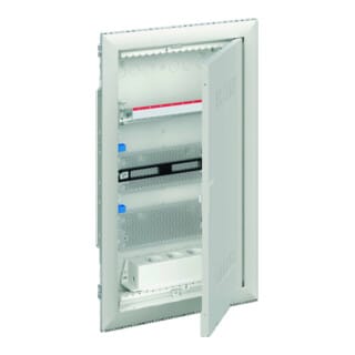 Striebel&John Mediaverteiler 3-reihig m.PatchPanel+TürWiFi UK636MW