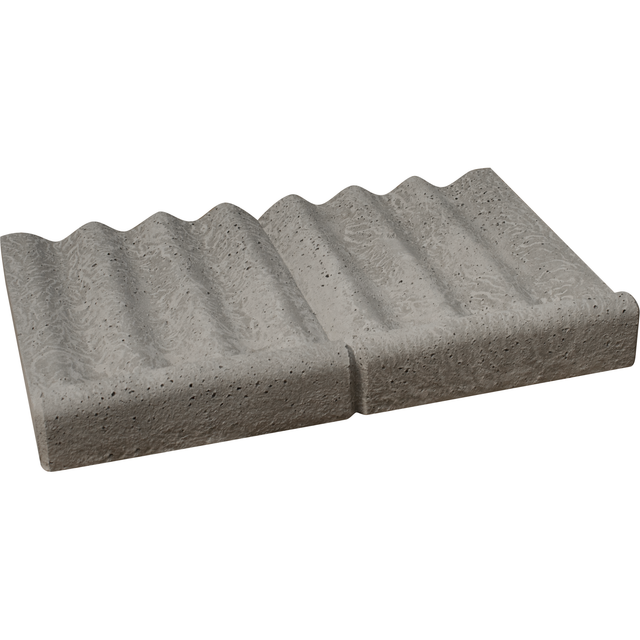 Buschbeck Feuerbeton Bodenplatte für Grillkamin grau 50 x 7 x 33 cm