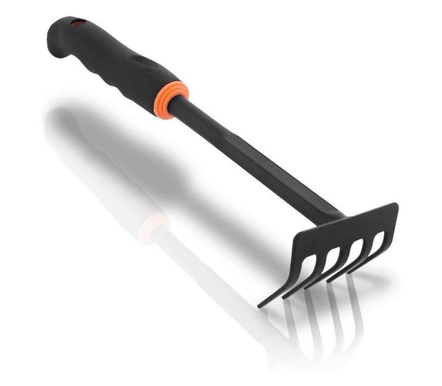 Bradas Rechen Bradas Gartenharke DE LUXE, Breite: 90 mm, schwarz