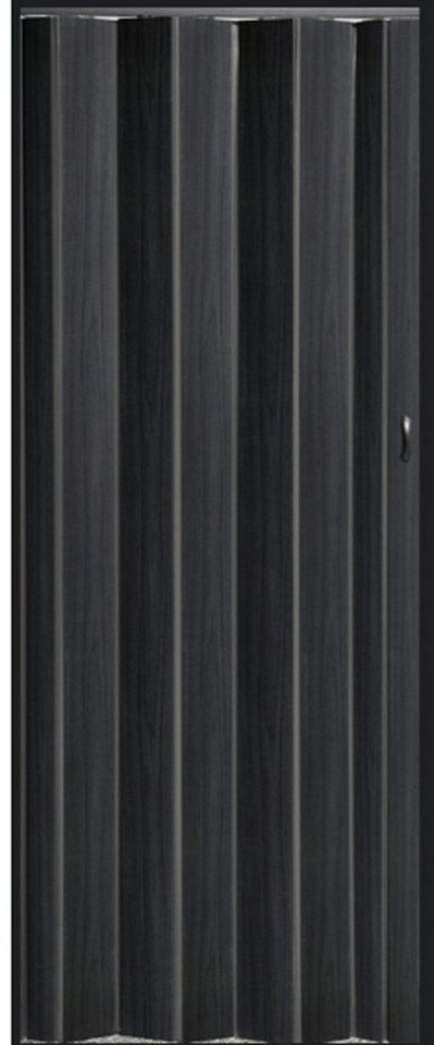 Vivaldi Falttür Schiebetür Türbreite bis 96 cm Farbe Schwarz H. 203 cm pi black Neu (1 Set, 1-St., teils vormontiert), teils vormontiert