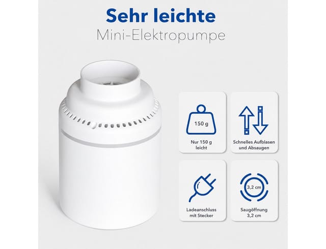 Futicare Aufbewahrungstasche 20pcs Vakuumbeutel mit elektrischer Luftpumpe (4 Jumbo, 4 groß, 4 Midi, 4 kleine Beutel, 4 Reise-Rollbeutel platzsparende Versiegelungsbeutel, luftdichte Kompressionsbeutel für Kleidung, Kissen, Bettdecken, Decken)