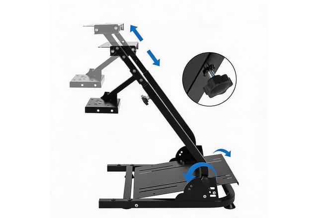 GarveeMore LenkradstäNder Simulator Racing Lenkrad StäNder FüR G25/G27/G29/G920 Controller