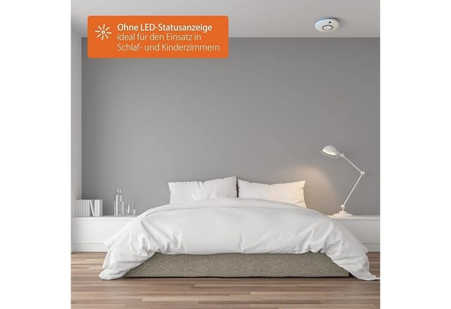 Defactoshop ST-622-DET Q-Label Rauchmelder 10 Jahre Batterie Lebensdauer, P-Line Rauchmelder (Lebensdauer von 10 Jahren)