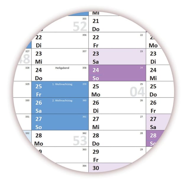 LYSCO Wandkalender Schuljahreskalender Schulkalender DIN B1 / DIN A1 - 2026/2027, Lehrerkalender Schulplaner, 13 Monate August 2026 bis August 2027, Querformat, gerollt versendet